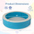 Detachable Foam Ball Pit With 50 Colorful Ocean Balls-Blue FH10127BL By CW