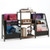 Record Player Stand For Up To 200 Albums Turntable Display Stand With 3 Shelves-Rustic Brown JZ10290CF By CW
