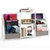 Record Player Stand For Up To 200 Albums Turntable Display Stand With 3 Shelves-White JZ10290WH By CW