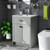 Bathroom Vanity Unit With Basin And 2 Doors-Gray JV12224GR By CW