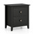 Modern Nightstand With 2 Drawers For Small Spaces-Black HU10822BK By CW