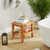 20 Inches Non-Slip Shower Bench With Storage Shelf And Curved Top JV12442 By CW