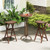 Bar Stools Set Of 2 With Saddle Seat And Footrest For Kitchen Island And Balcony JV12523-2 By CW