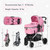 2-In-1 Convertible Baby Stroller With Reversible Seat-Pink BC10046US-PI By CW