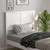 Solid Wood Flat Panel Headboard For Twin Size Bed White Hu10198Wh By Cw
