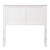 Solid Wood Flat Panel Headboard For Twin-Size Bed-White HU10198WH By CW