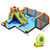 Giant Soccer-Themed Inflatable Water Slide With 735W Blower NP10364US By CW