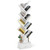 10 Tier Bookshelf With Drawer Free Standing Storage Bookcase White Cb10372Wh By Cw