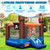 Pirate-Themed Inflatable Bounce Castle With Large Jumping Area And 735W Blower NP10675US By CW