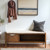 Olliix Arcadia Accent Bench With Storage And Upholstered Cushion Ii105 0546