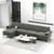 Extra Large L-Shaped Sectional Sofa With Reversible Chaise And 2 Usb Ports For 4-5 People-Gray HV10301SL-A+B+E+D By CW