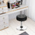 Adjustable 360° Swivel Storage Vanity Stool With Removable Tray-Black JV10540BK By CW