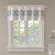 Madison Park Printed And Pieced Rod Pocket Valance 50X18 Mp41 4293 By Olliix