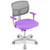 Adjustable Desk Chair With Auto Brake Casters For Kids-Purple HY10040ZS By CW