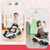 4 In 1 Foldable Activity Push Walker With Adjustable Height White Bc10021Wh By Cw