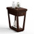 2-Tier Rubber Wood Classic End Table With Drawer And Shelf JV10537 By CW