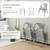 Folding Dining Chairs Set Of 2 With Armrest And High Backrest-Gray KC54714SL-2 By CW