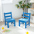 2 Pieces Kids Learning Chair Set With Backrest-Blue HY10047BL-A By CW