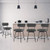 25 Inch 2 Piece Modern Upholstered Bar Stools With Back And Footrests Gray Jv10676Gr 2 By Cw