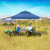 10 X 17 6 Feet Outdoor Instant Pop Up Canopy Tent With Dual Half Awnings Blue Np10844Bl By Cw
