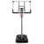Basketball Hoop With 5.4-6.6Ft Adjustable Height And 50 Inch Backboard-Black SP37641BK By CW