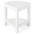 Heavy Duty Corner Shower Bench Stool With Storage Shelf For Shaving Legs-White BA7860WH By CW