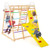 8-In-1 Wooden Jungle Gym Playset With Slide And Monkey Bars-Multicolor TS10065CL By CW