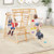8 In 1 Wooden Jungle Gym Playset With Slide And Monkey Bars Natural Ts10065Na By Cw