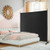 6 Feet Single Panel Rolling Room Divider With Smooth Wheels Jv10722Bk By Cw