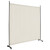 6 Feet Single Panel Rolling Room Divider With Smooth Wheels-White JV10722WH By CW