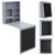 Convertible Wall Mounted Table With A Chalkboard-Gray HW61920GR By CW