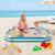 Outdoor Solid Wood Sandbox With 4 Built In Animal Patterns Seats Tp10053 By Cw
