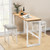 2 Pieces 24 5 29 5 Inch Backless Barstools With Padded Seat Cushions 24 5 Inches Jv10856Gr 24 By Cw