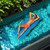 3 Layer Relaxing Tear Proof Water Mat Blue Op70098Bl By Cw
