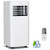 4-In-1 8000 Btu Air Conditioner With Cool Fan Dehumidifier And Sleep Mode-White FP10260US-WH By CW