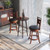 2 Pieces 24 29 Inch Swivel Bar Stools With Curved Backrest And Seat Cushions 24 Inches Jv10875Bn 24 By Cw