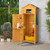 71 Inch Tall Garden Tool Storage Cabinet With Lockable Doors And Foldable Table-Natural GT3918NA By CW