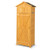 71 Inch Tall Garden Tool Storage Cabinet With Lockable Doors And Foldable Table-Natural GT3918NA By CW