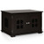 Large Wooden Cat Litter Box Enclosure Hidden Cat Washroom With Divider Coffee PS7425CF By CW