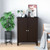 2 Door Bathroom Floor Storage Cabinet Space Saver Organizer Brown Hw66188Cf By Cw