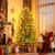 Pre-Lit Artificial Hinged Christmas Tree With App Controlled Led Lights-7 Ft CM23484US By CW