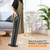 1500W Ceramic Tower Space Heater With Remote Control And Realistic 3D Flame FP10045US By CW