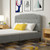 Queen Upholstered Headboard With Adjustable Heights Light Gray Hu10069Lg By Cw