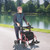 Folding Rollator Walker With Seat And Wheels Supports Up To 300 Lbs-Red JH10013RE By CW