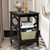 2 Pieces 3-Tier Nightstand Sofa Side End Table With Storage Display Shelf-Espresso HW65690CF-2 By CW