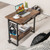 Home Office Computer Desk Cart With Pull Out Keyboard Tray Rustic Brown Cb10287Cf By Cw