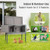 Small Elevated Rabbit Hutch With Hinged Asphalt Roof And Removable Tray PW10008 By CW