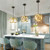 Modern Led Pendant Light With 42 Inches Adjustable Suspender-Black EU10037US-BK By CW