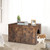 Wooden Hidden Cabinet Cat Furniture With Divider-Coffee PV10005CF By CW