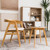 Natural Modern Stylish Bamboo Round End Table With 20 Inch Round Tabletop-Natural HV10106NA By CW
